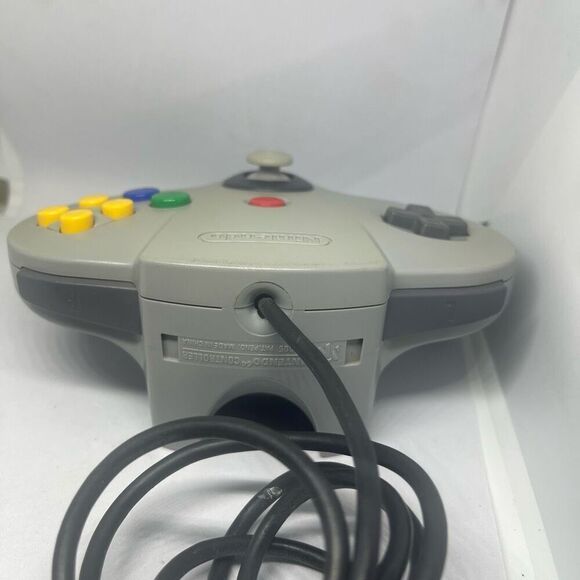 N64 Nintendo OEM Gray Controller New GC style Joystick User Tested Everything Wo - Picture 4 of 6